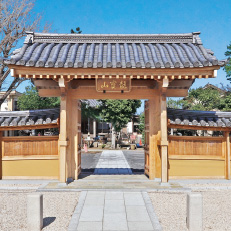 知行院墓苑外観図