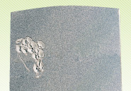 洋型墓石特別彫刻